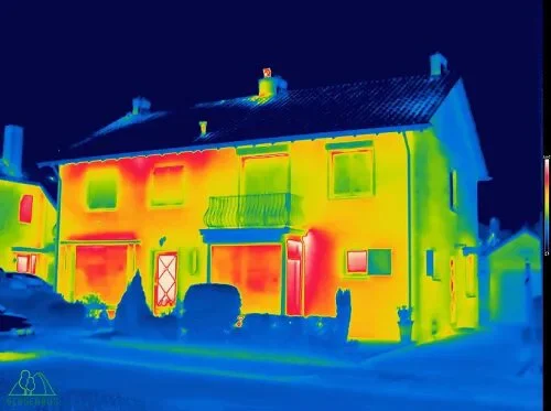 Warmtescan resultaat lek kozijn